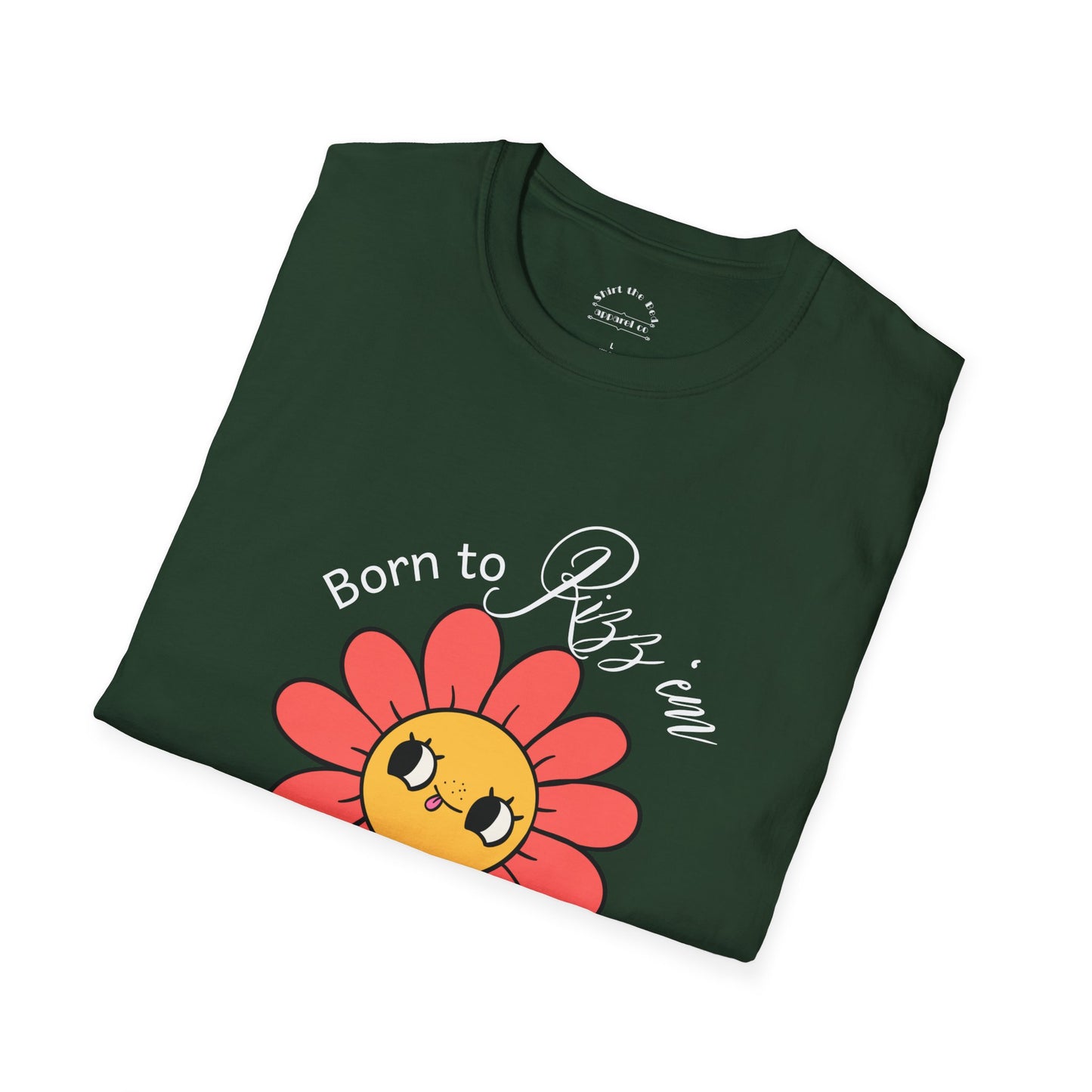 Born to Rizz 'em Forced to 'tism Flower T-Shirt