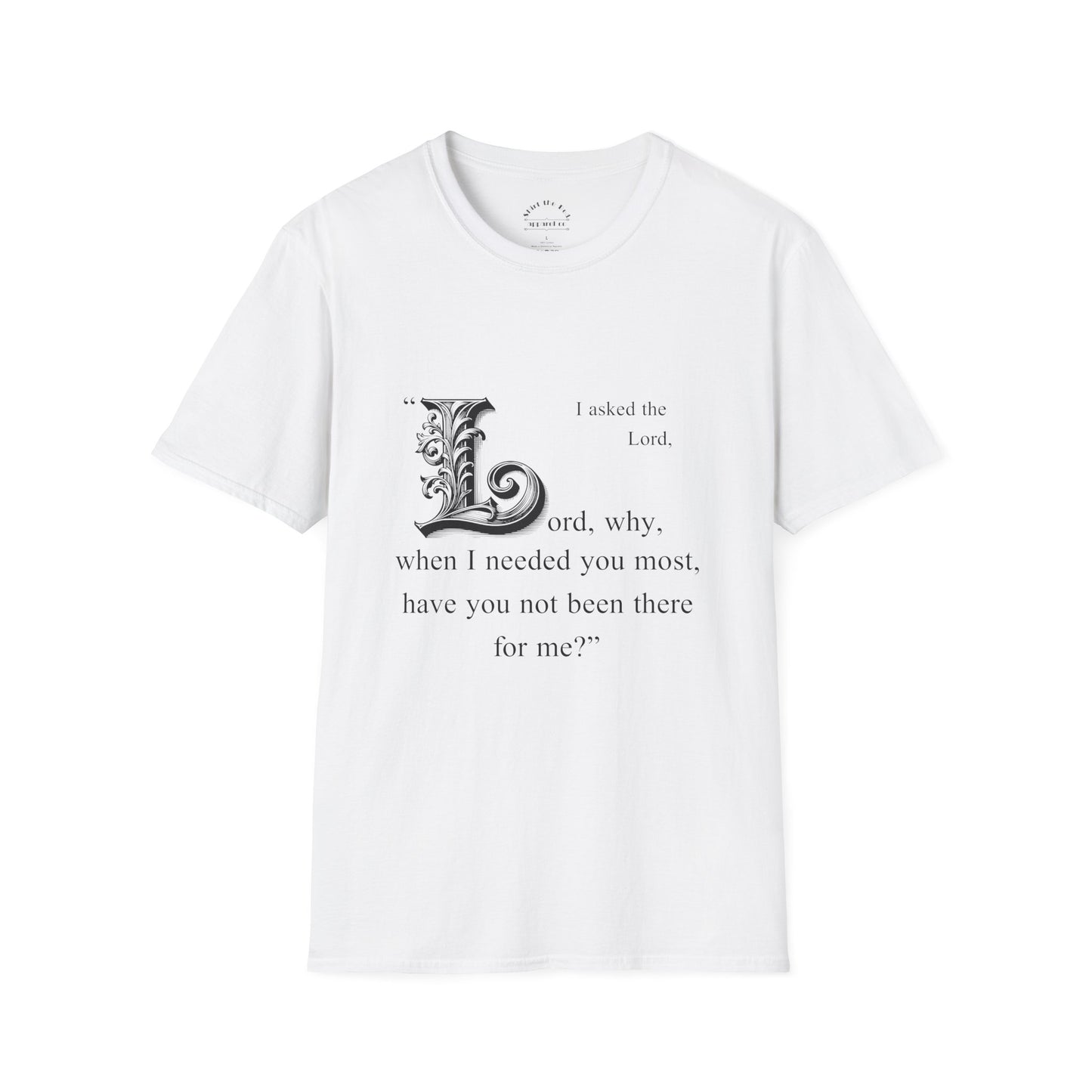 Footprints in the Sand - "Sorry bro, I was hitting the penjamin danklin." Typography T-Shirt