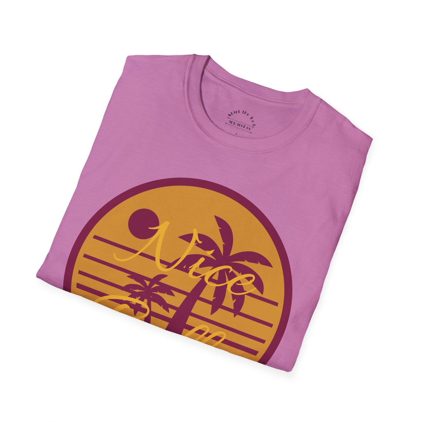 Nice Balls T-Shirt - Groovy Beach Sunset Design