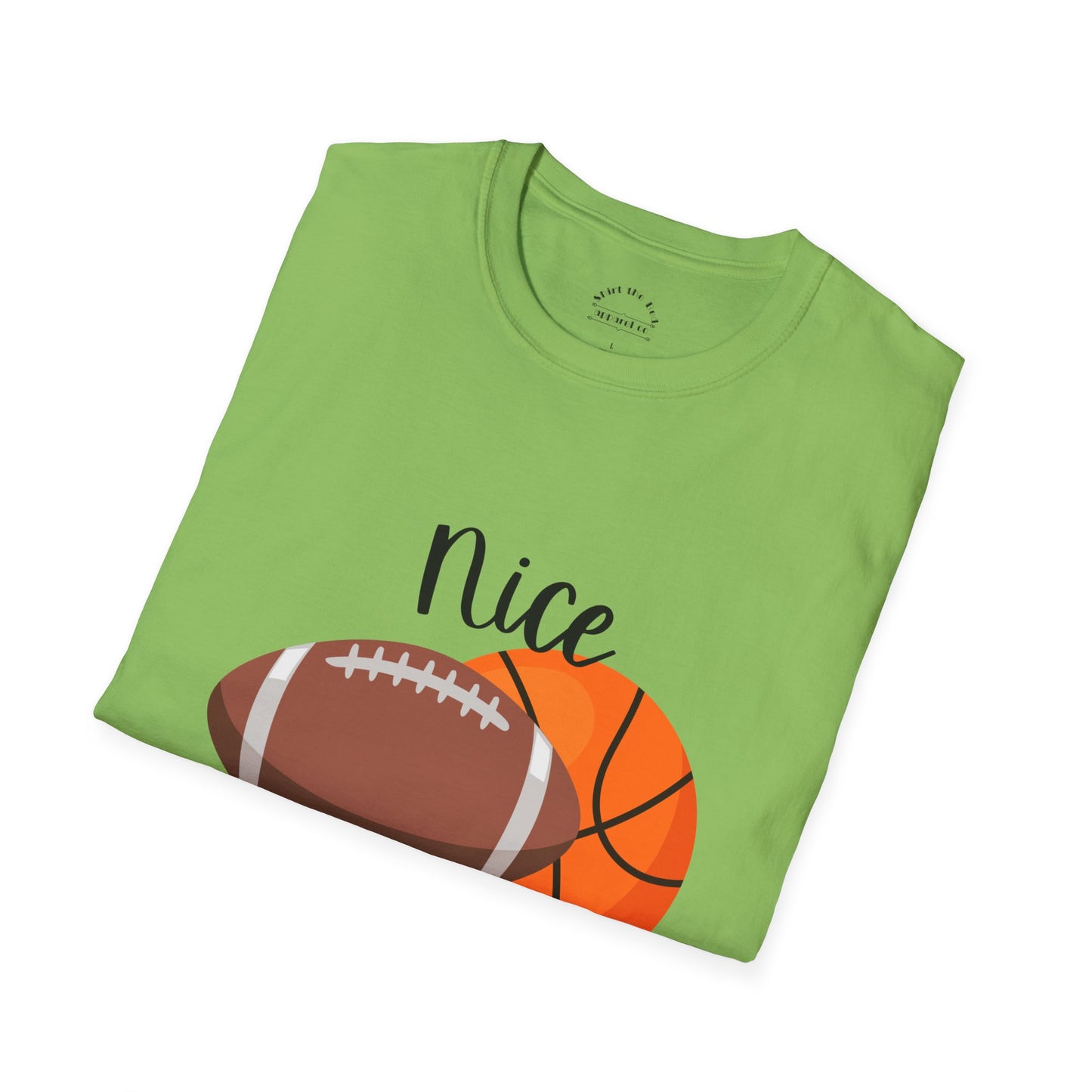 Nice Balls - Football Basketball T-Shirt