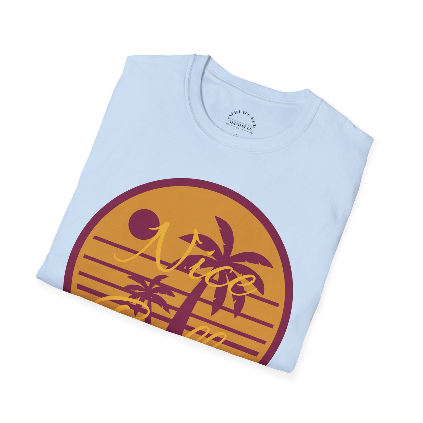 Nice Balls T-Shirt - Groovy Beach Sunset Design